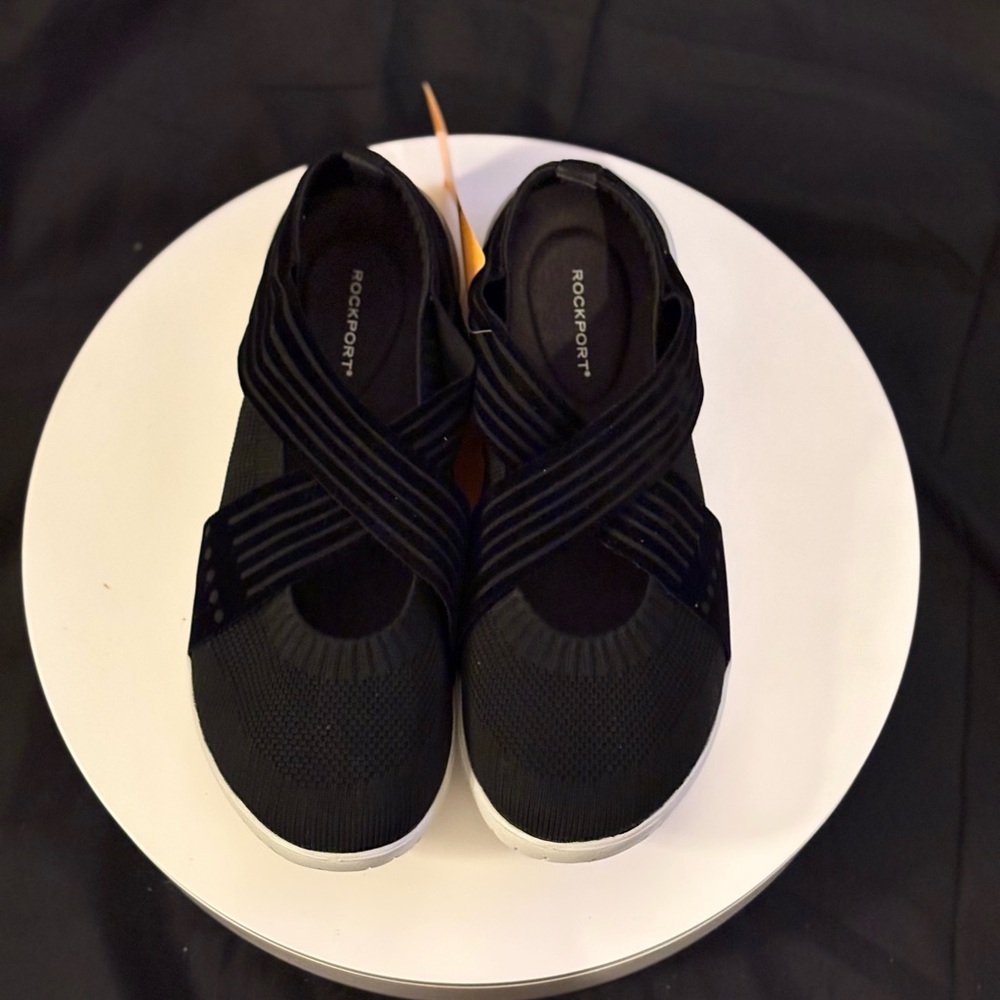 Rockport Women’s Black Slip-On Shoes